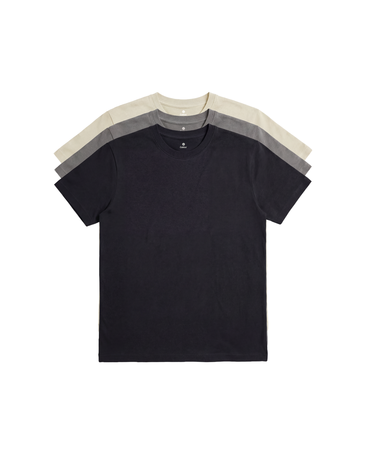 Pack X3 Playera Regular Fit Cubica