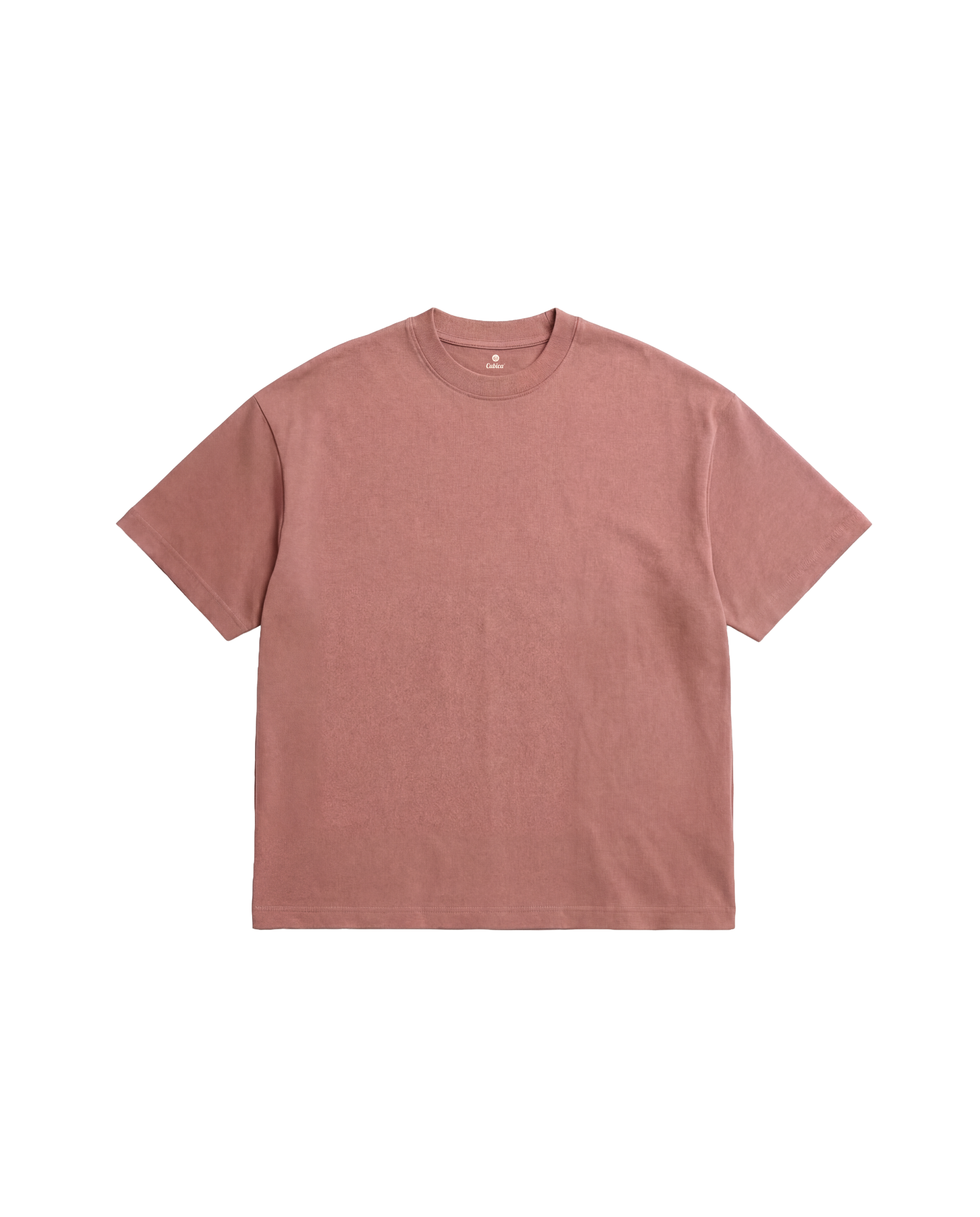 Playera Oversize Cubica Oro Rosa