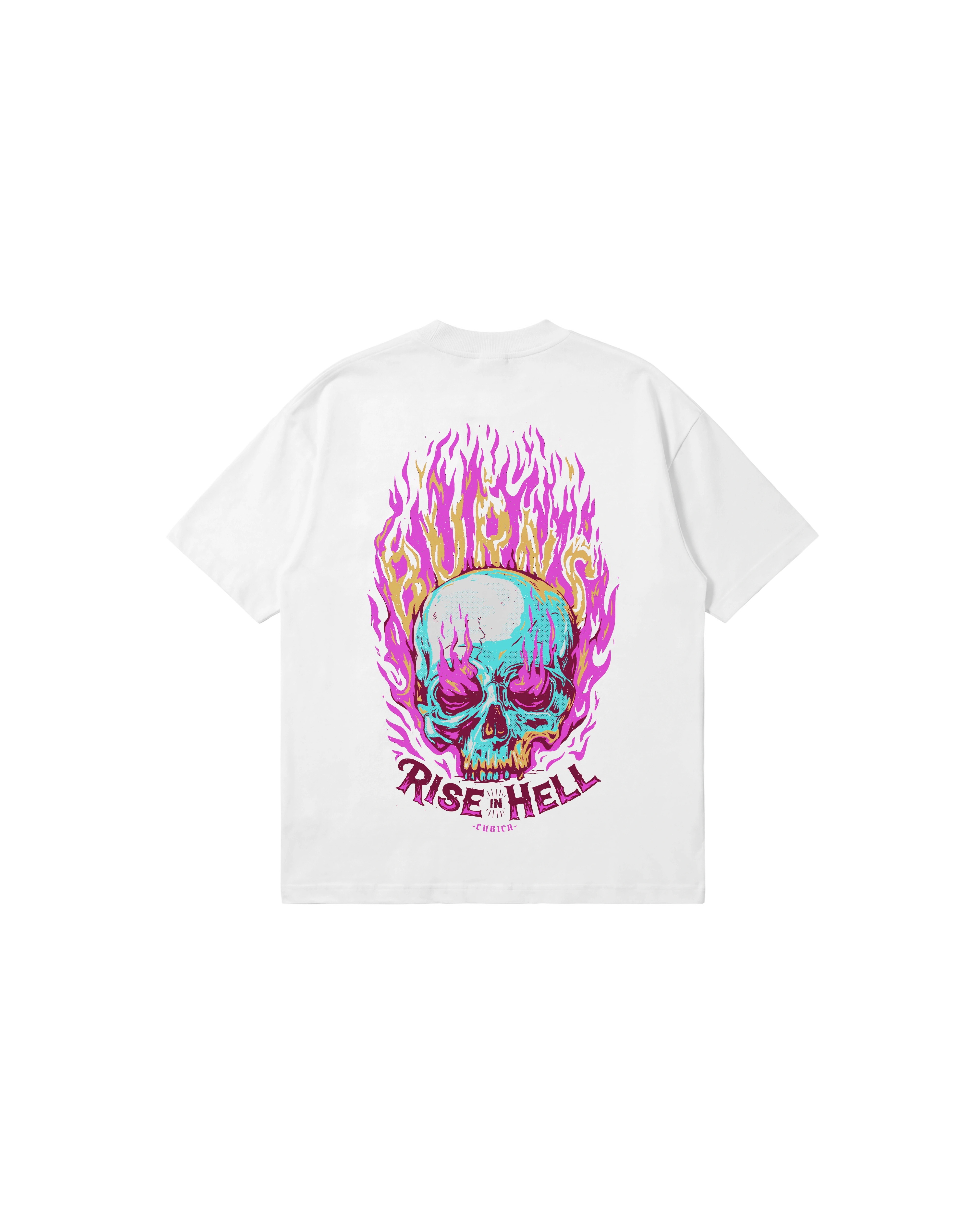 Rise Hell Semi Oversize 250 Blanco Cubica