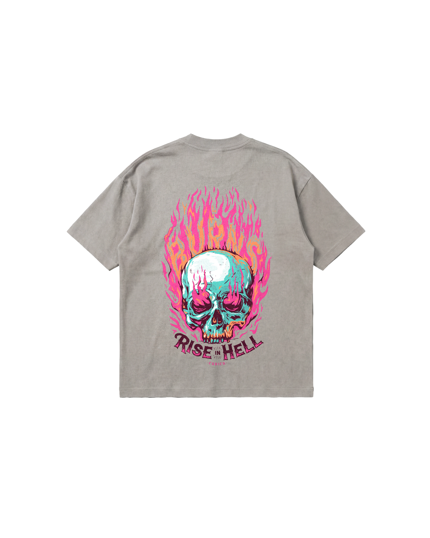 Rise Hell Semi Oversize 250 Gris Cemento Cubica