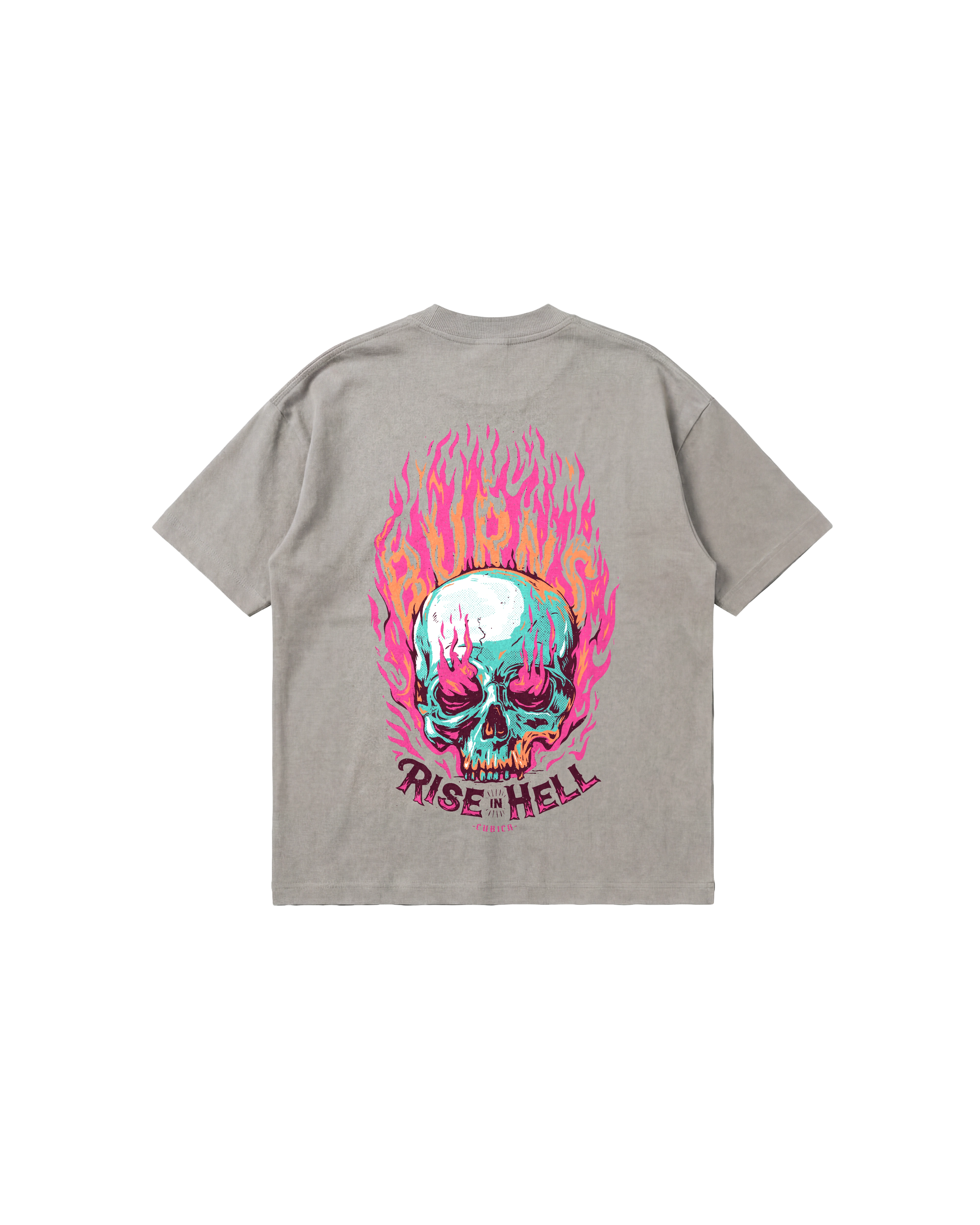 Rise Hell Semi Oversize 250 Gris Cemento Cubica