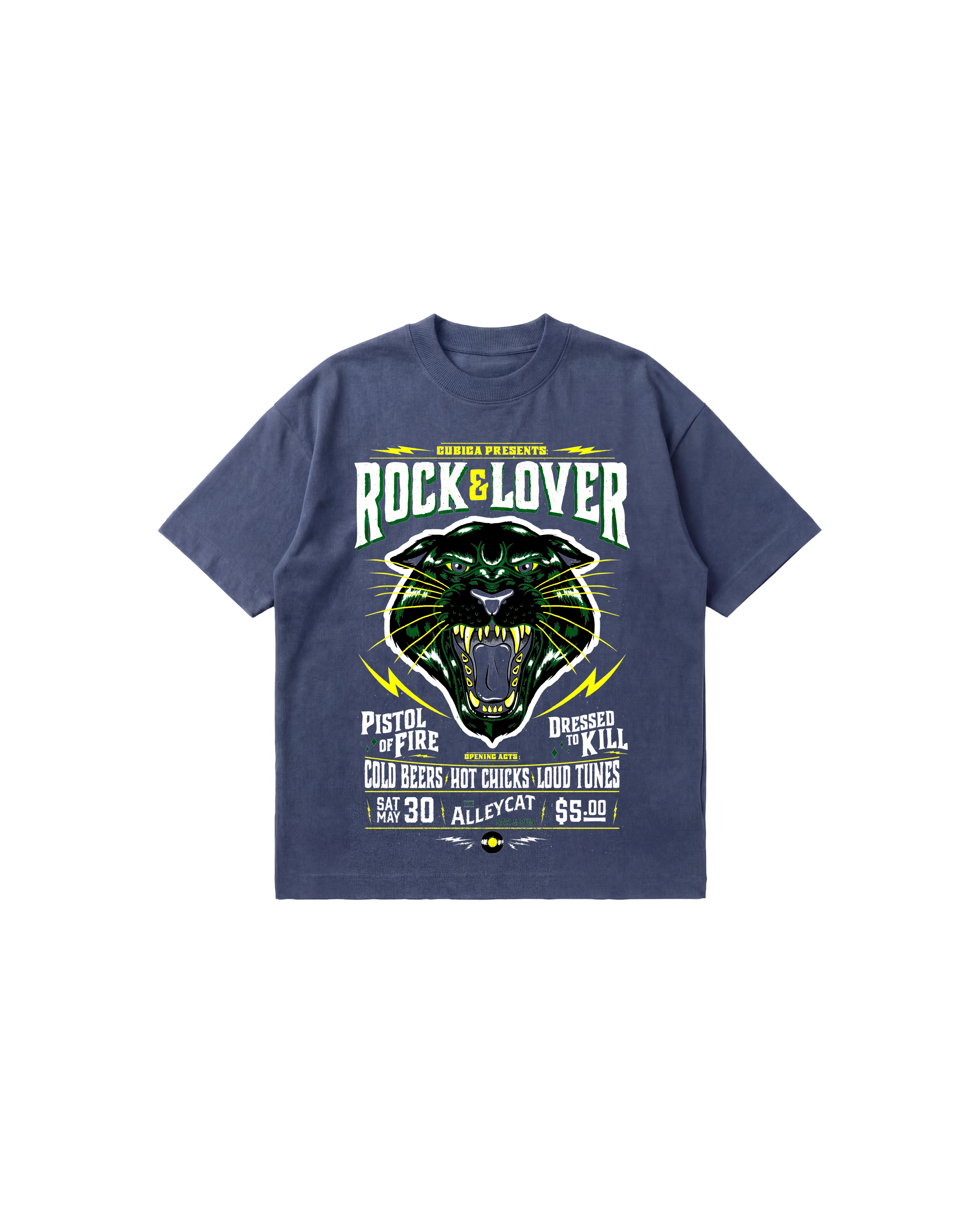 Rock Lover Semi Oversize 250 Indigo Cubica