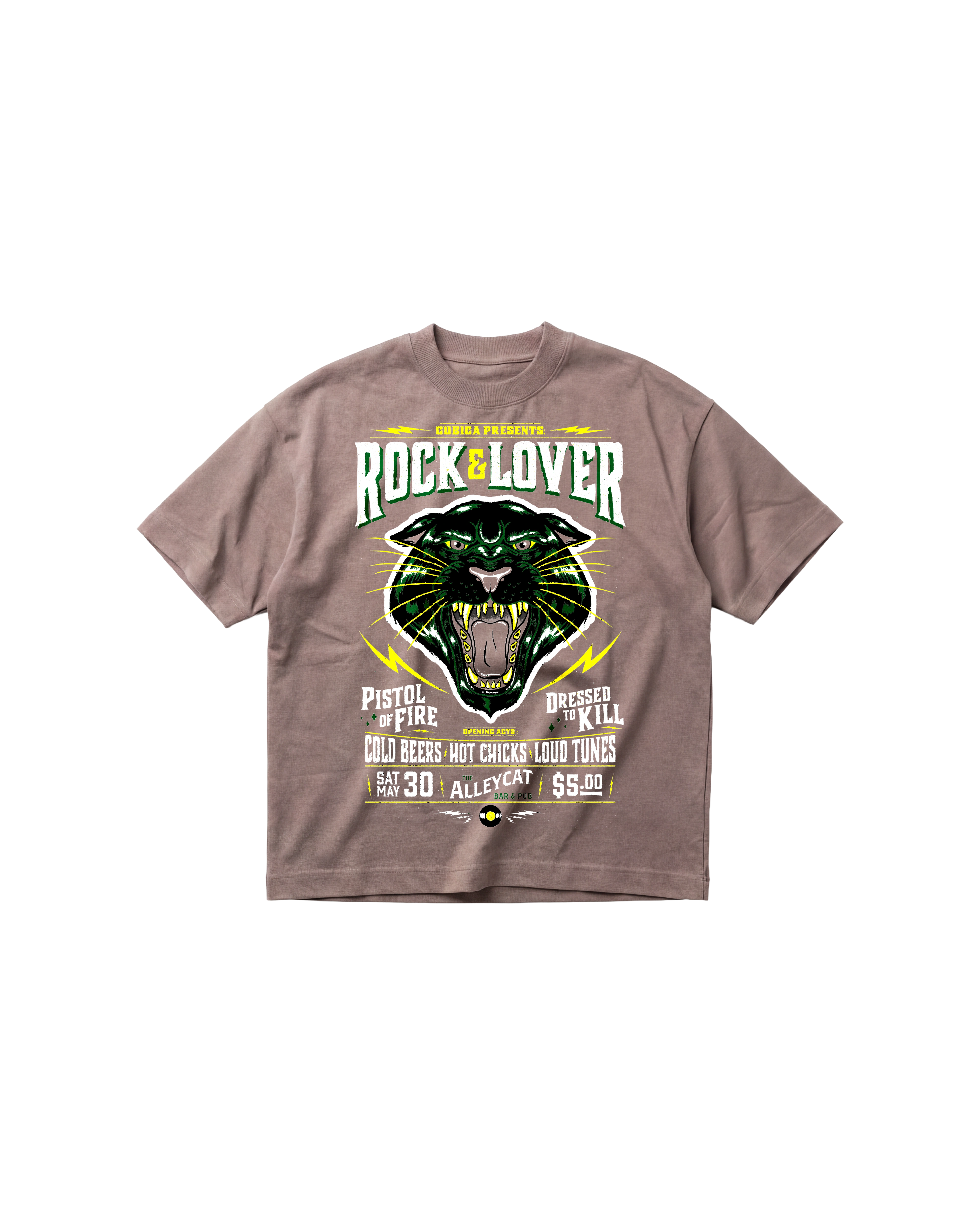 Rock Lover Semi Oversize 310 Kaki Cubica