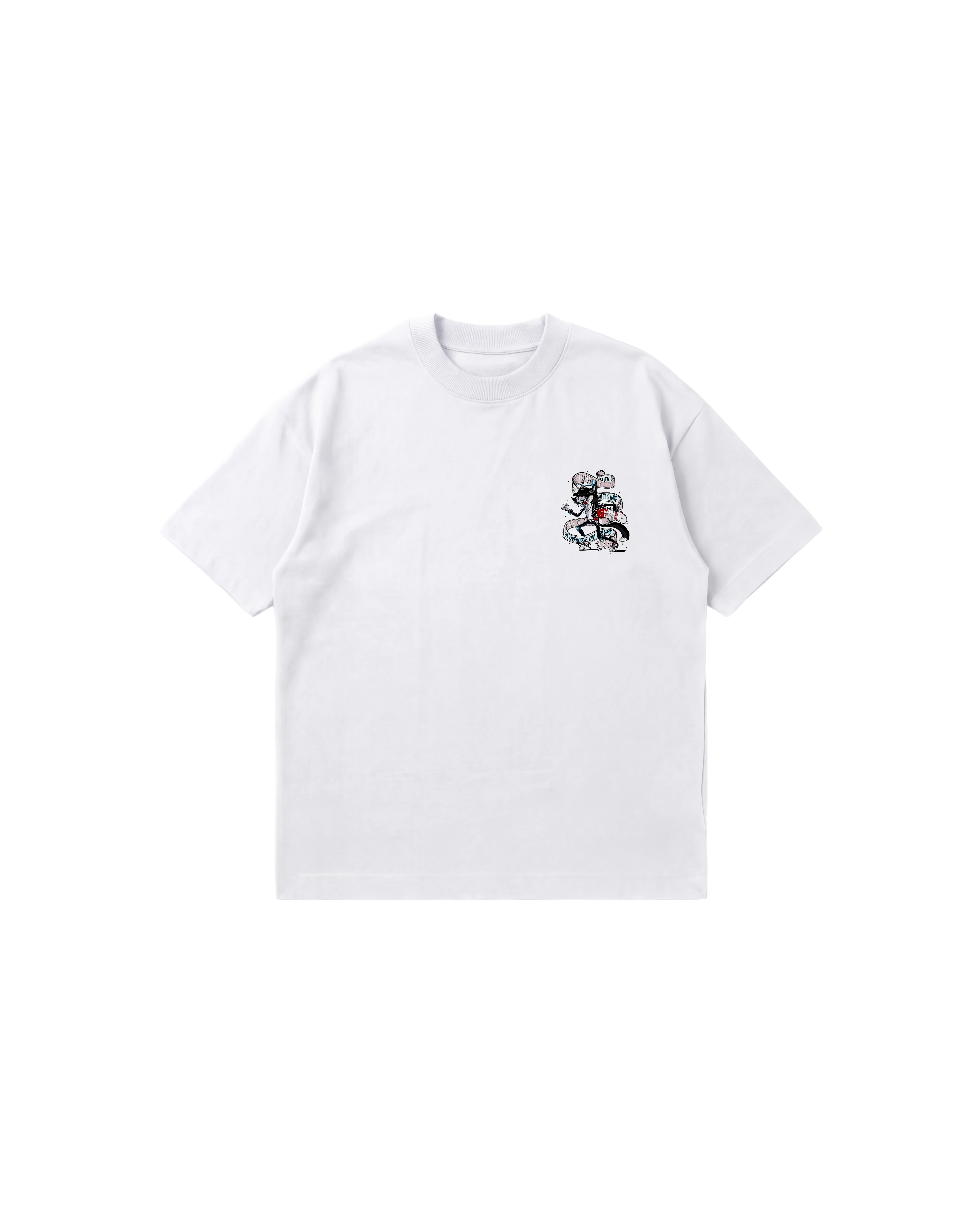 Skate Cat Semi Oversize 250 Blanco Cubica