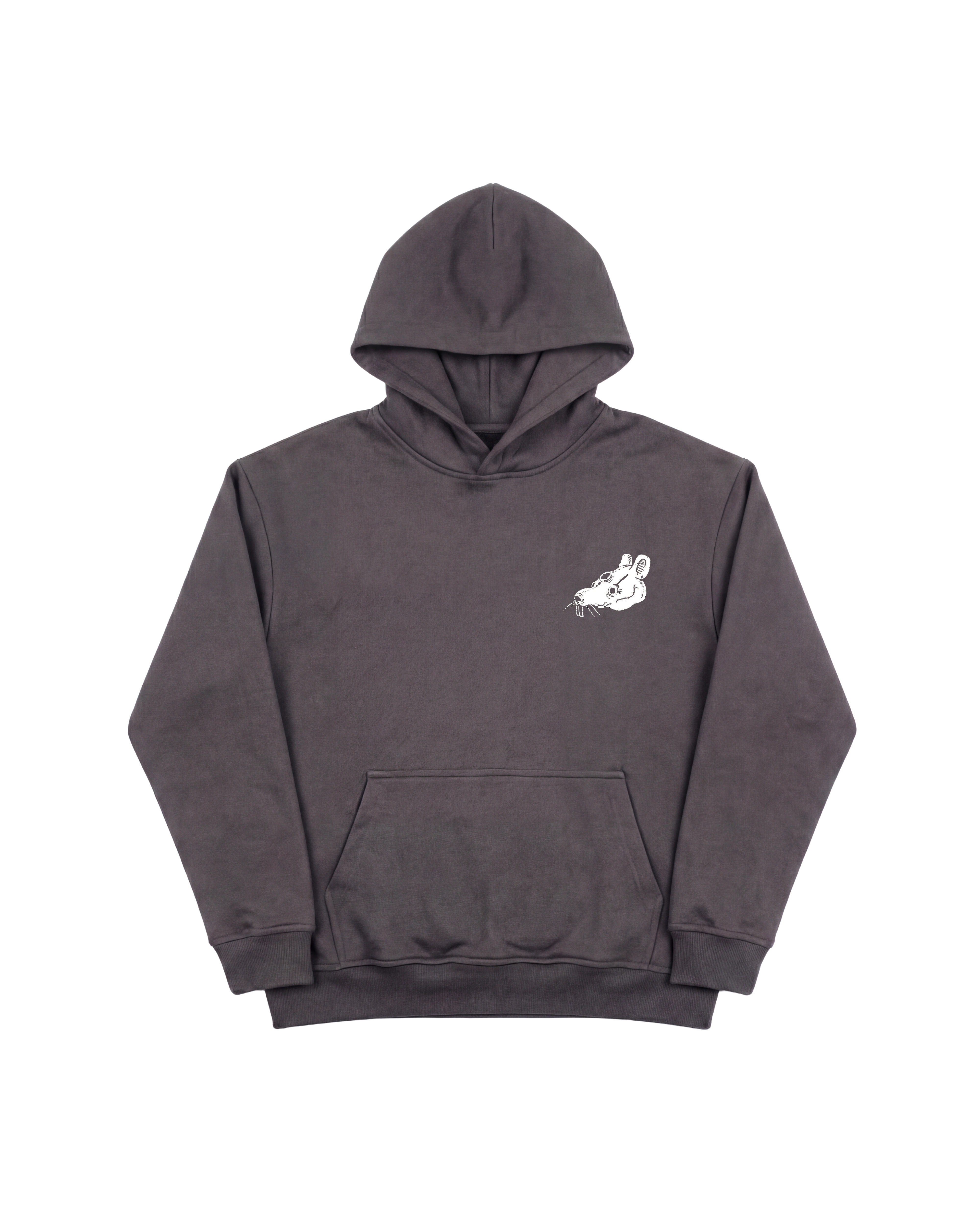 Skull Rabbit Hoodie 410 Gris Oscuro Cubica