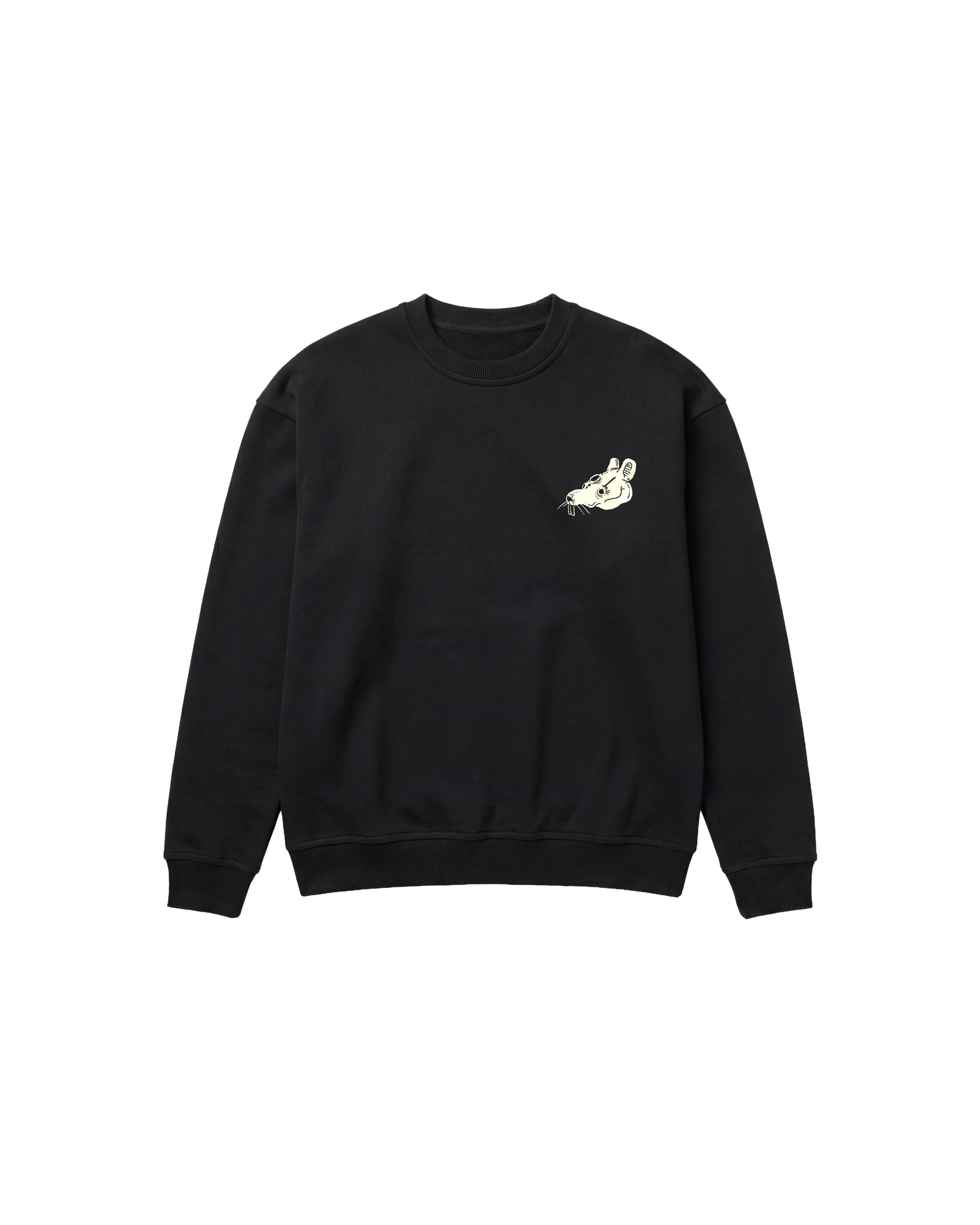 Skull Rabbit Sweatshirt 410 Negro Cubica