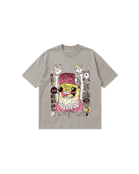 Surfer Beat Semi Oversize 250 Gris Cemento Cubica