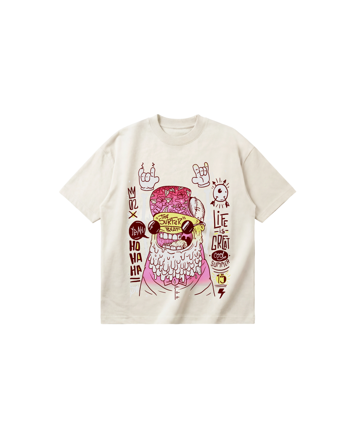 Surfer Beat Semi Oversize 250 Marfil Cubica