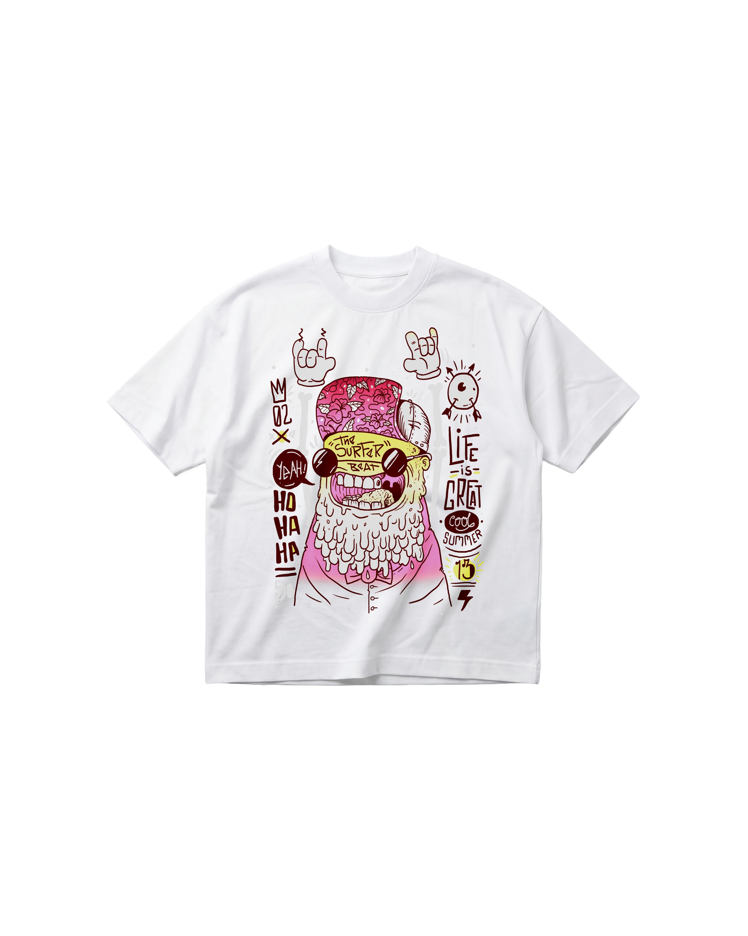 Surfer Beat Semi Oversize 310 Blanco Cubica