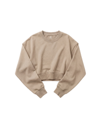 Sweatshirt Crop Top Cubica Beige