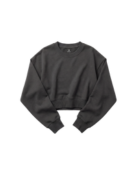 Sweatshirt Crop Top Cubica Gris