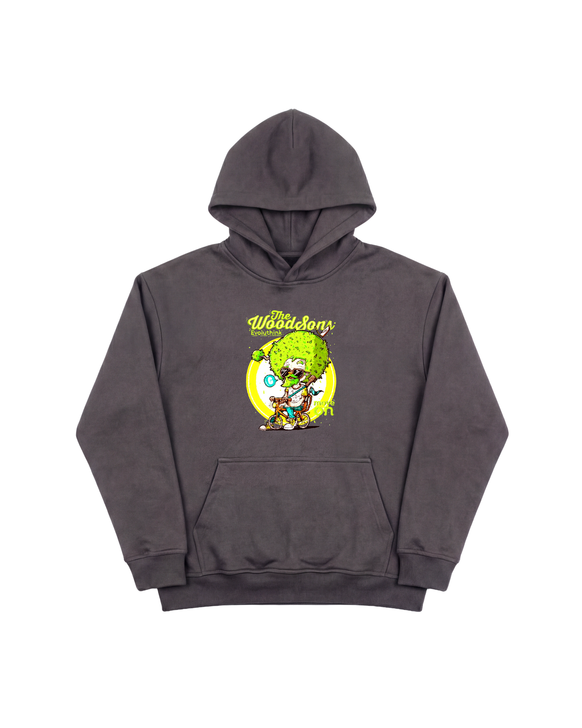 The Woodson Hoodie 410 Gris Oscuro Cubica