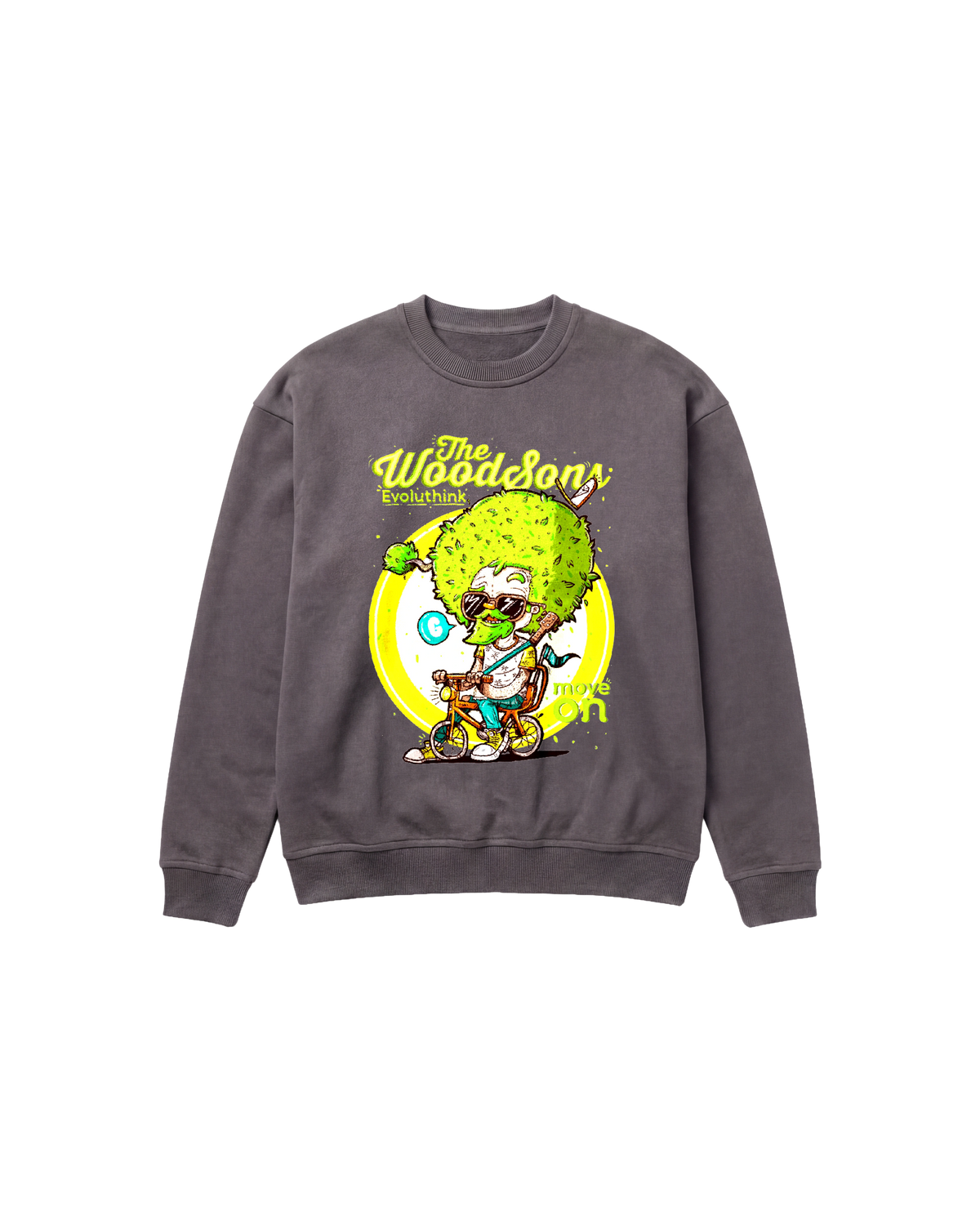 The Woodson Sweatshirt 410 Gris Oscuro Cubica
