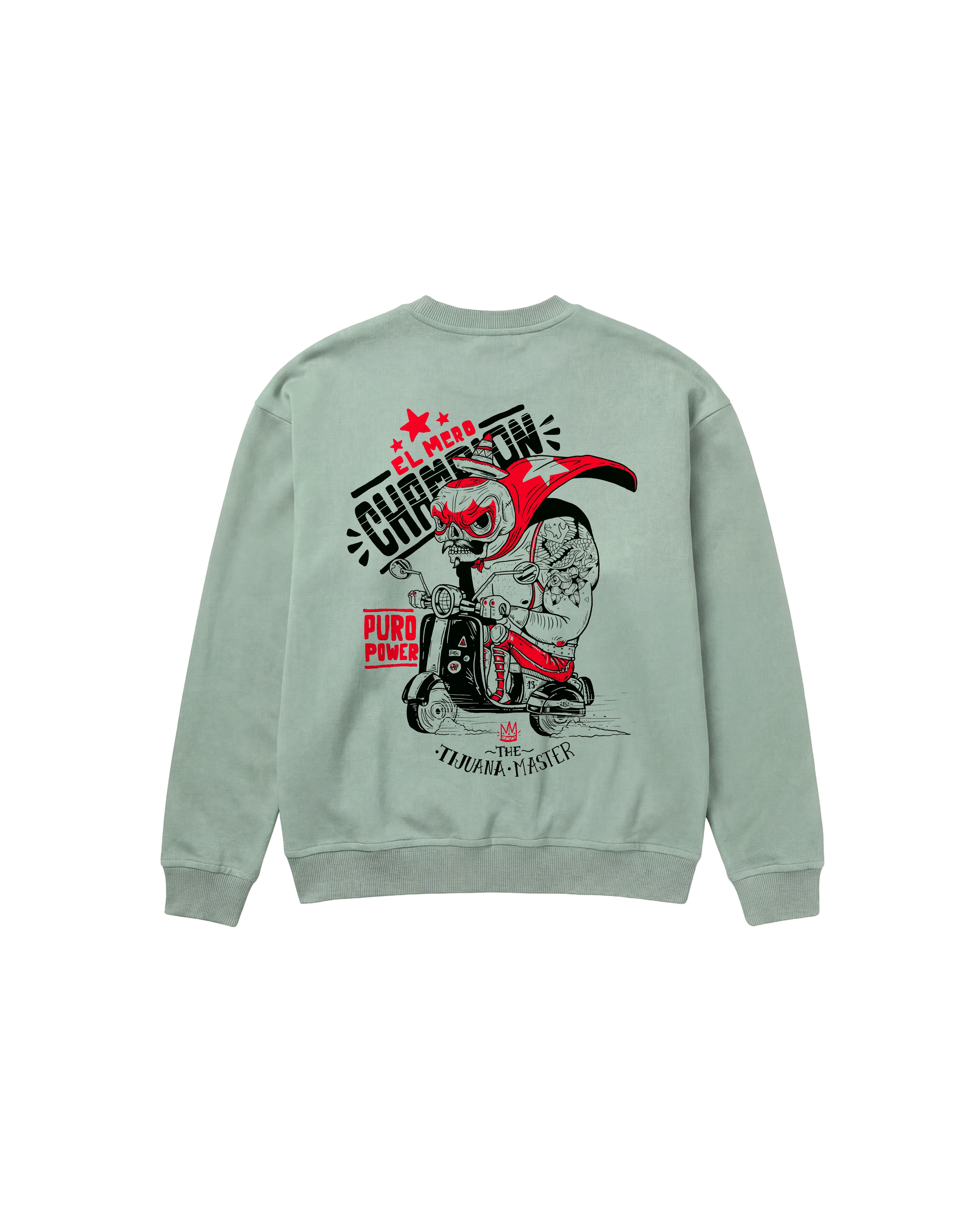 Tijuana Master Sweatshirt 410 Verde Menta Cubica
