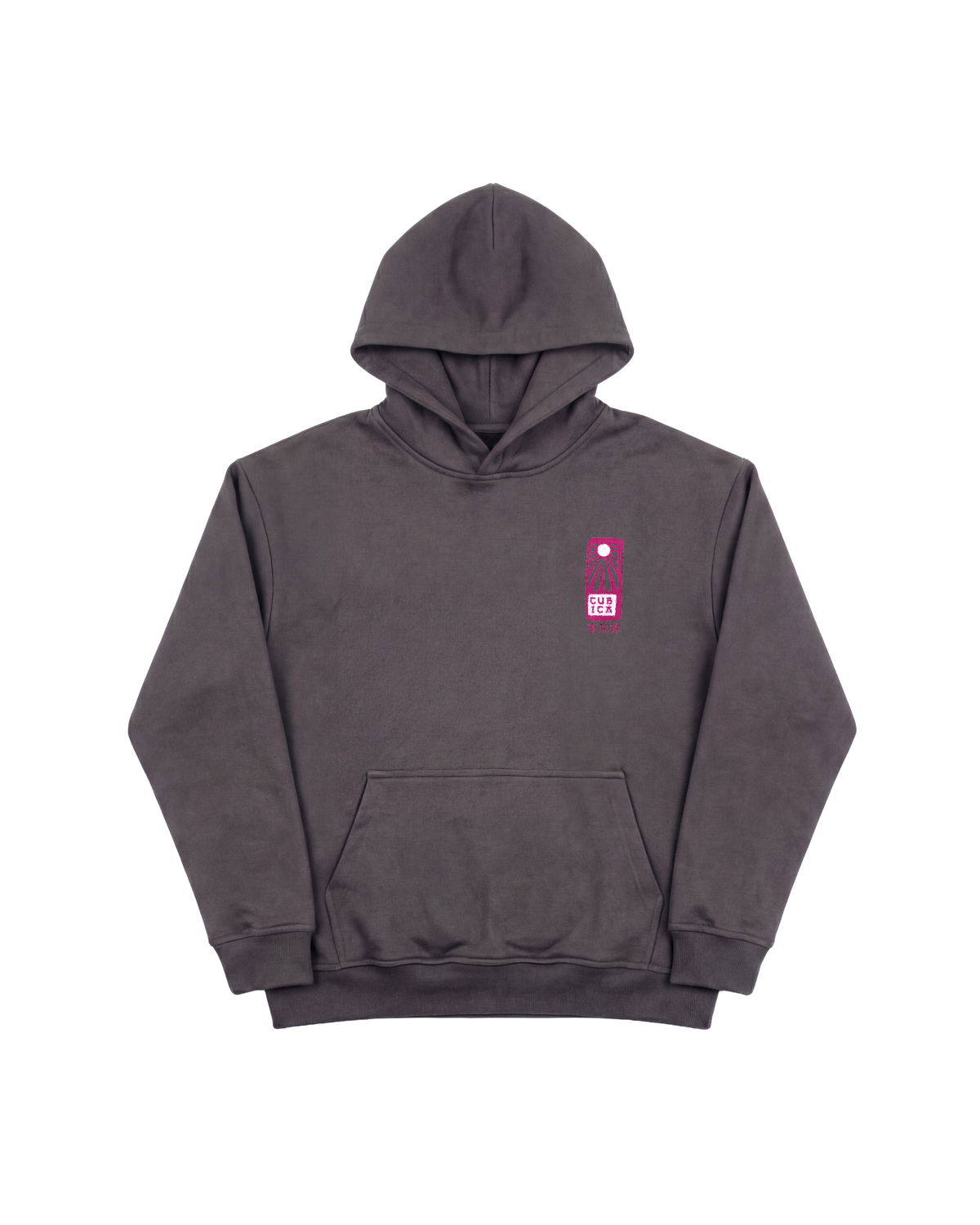 Tokyo 2050 Hoodie 410 Gris Oscuro Cubica