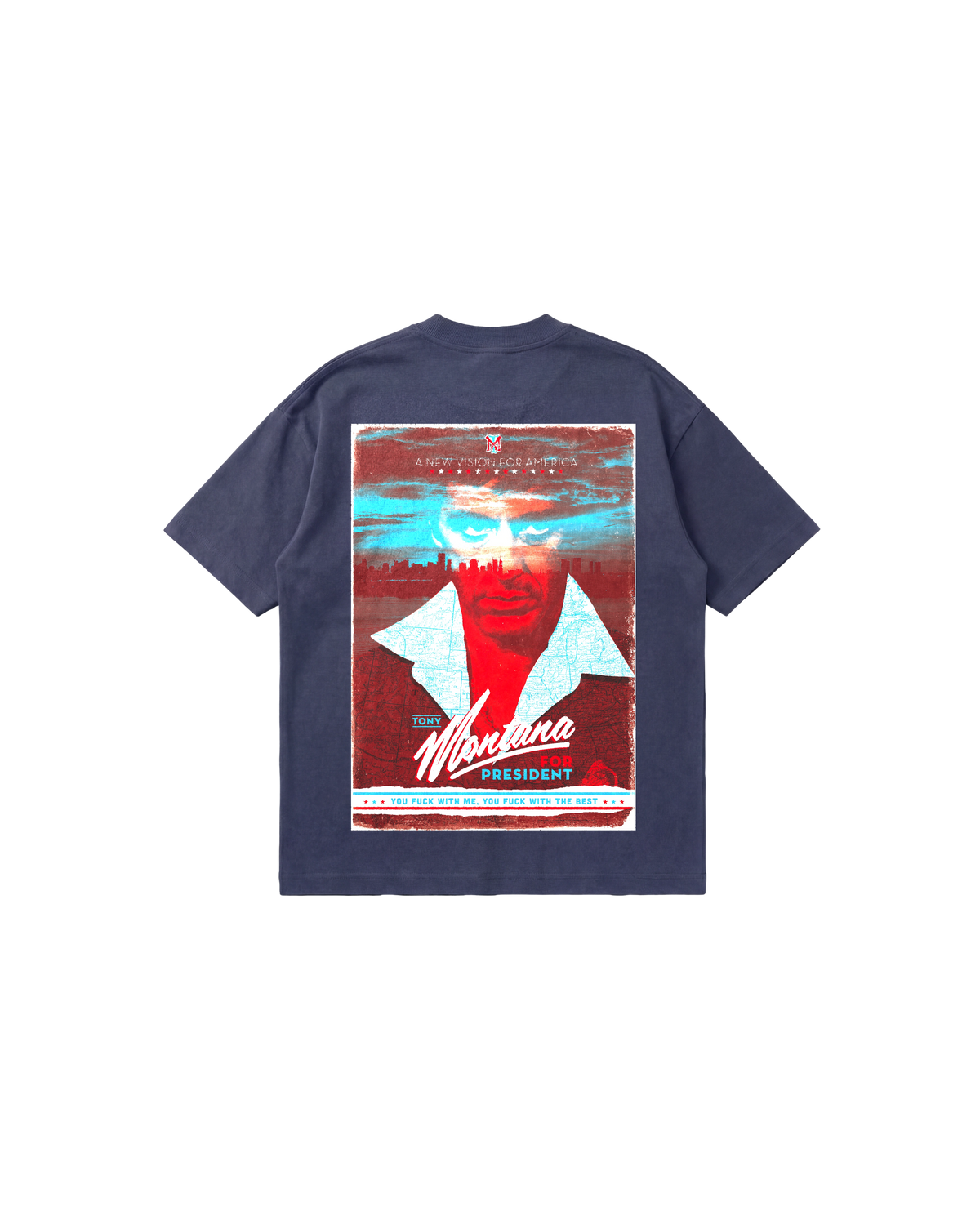 Tony Montana Semi Oversize 250 Indigo Cubica