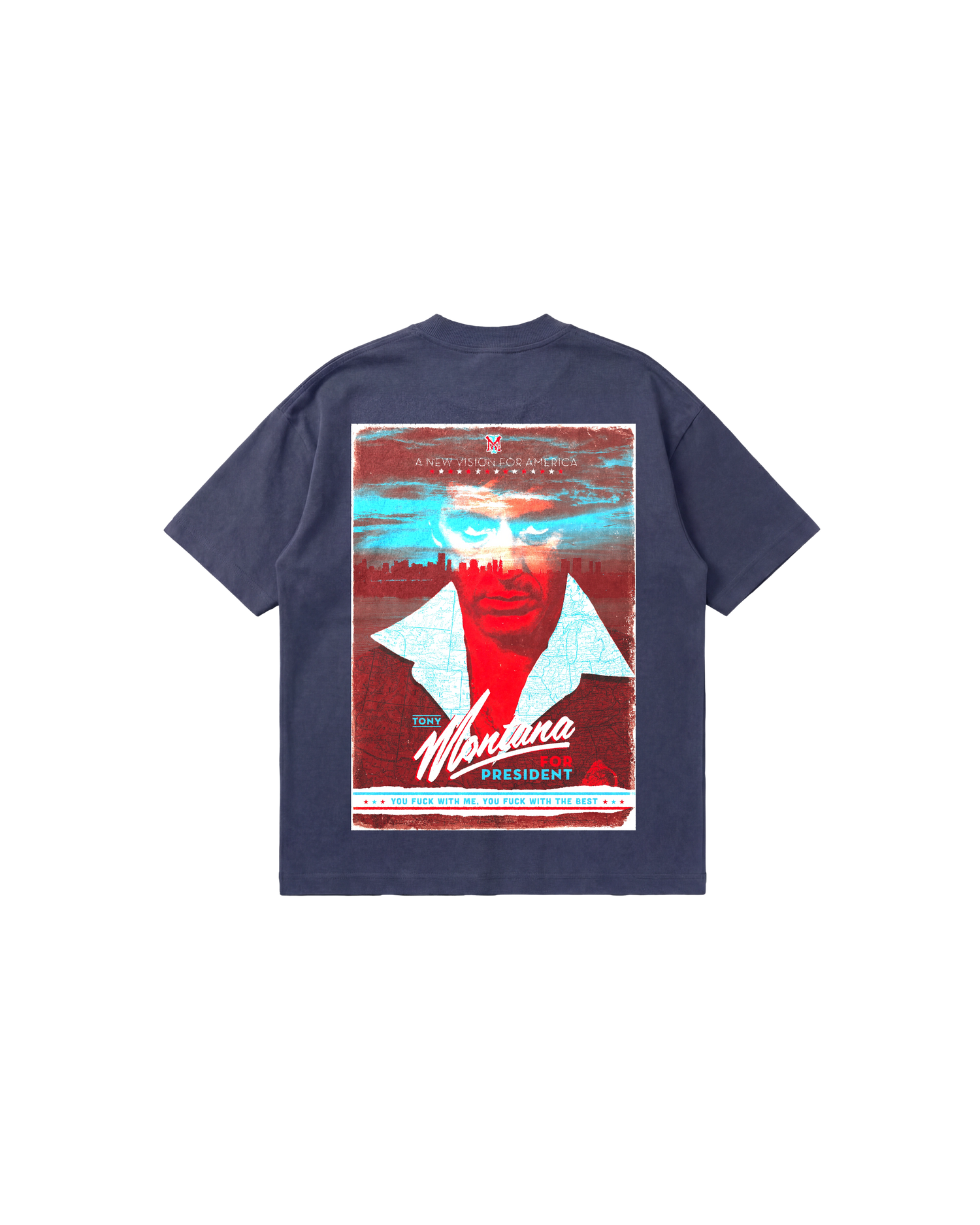 Tony Montana Semi Oversize 250 Indigo Cubica