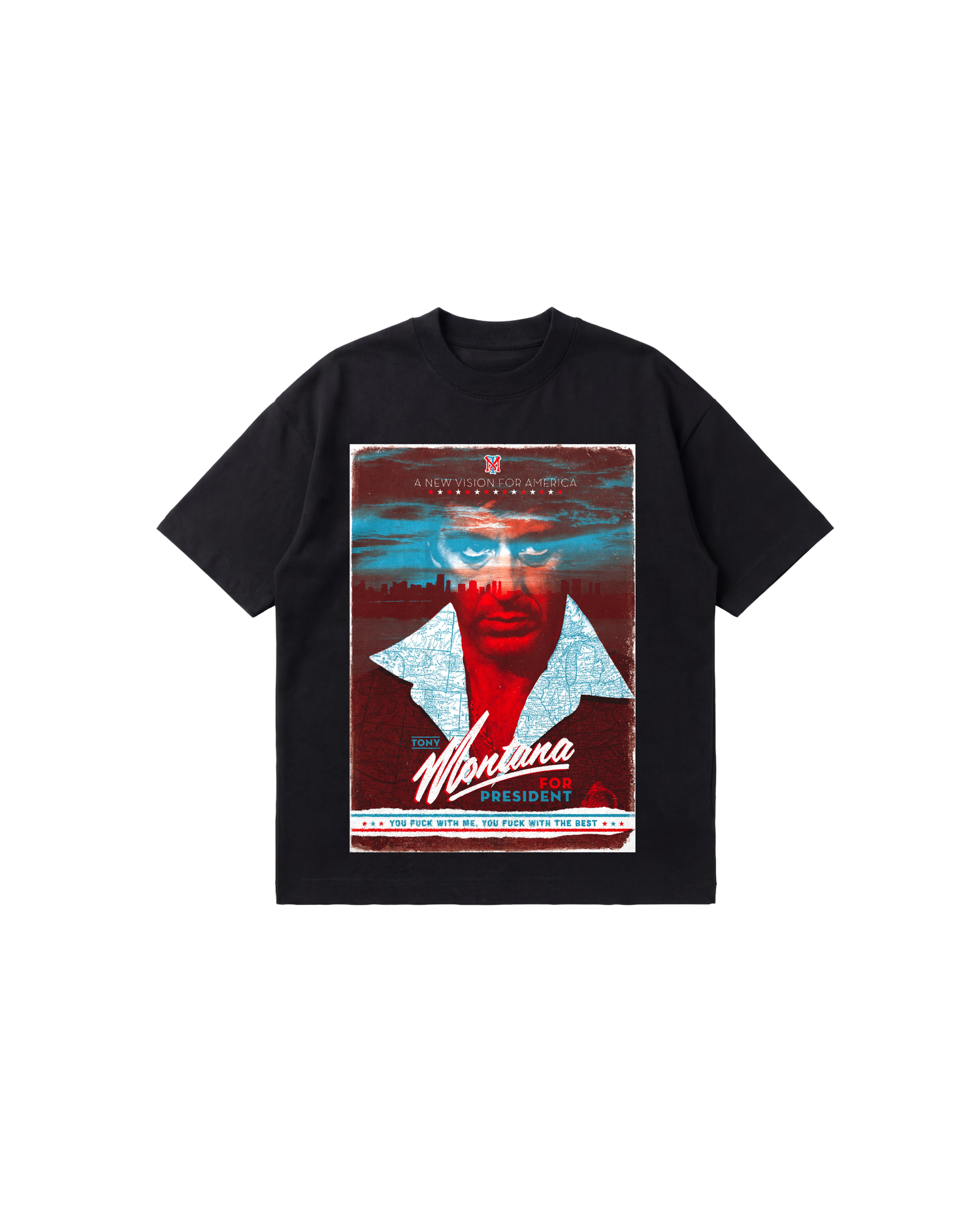 Tony Montana Semi Oversize 250 Negro Cubica