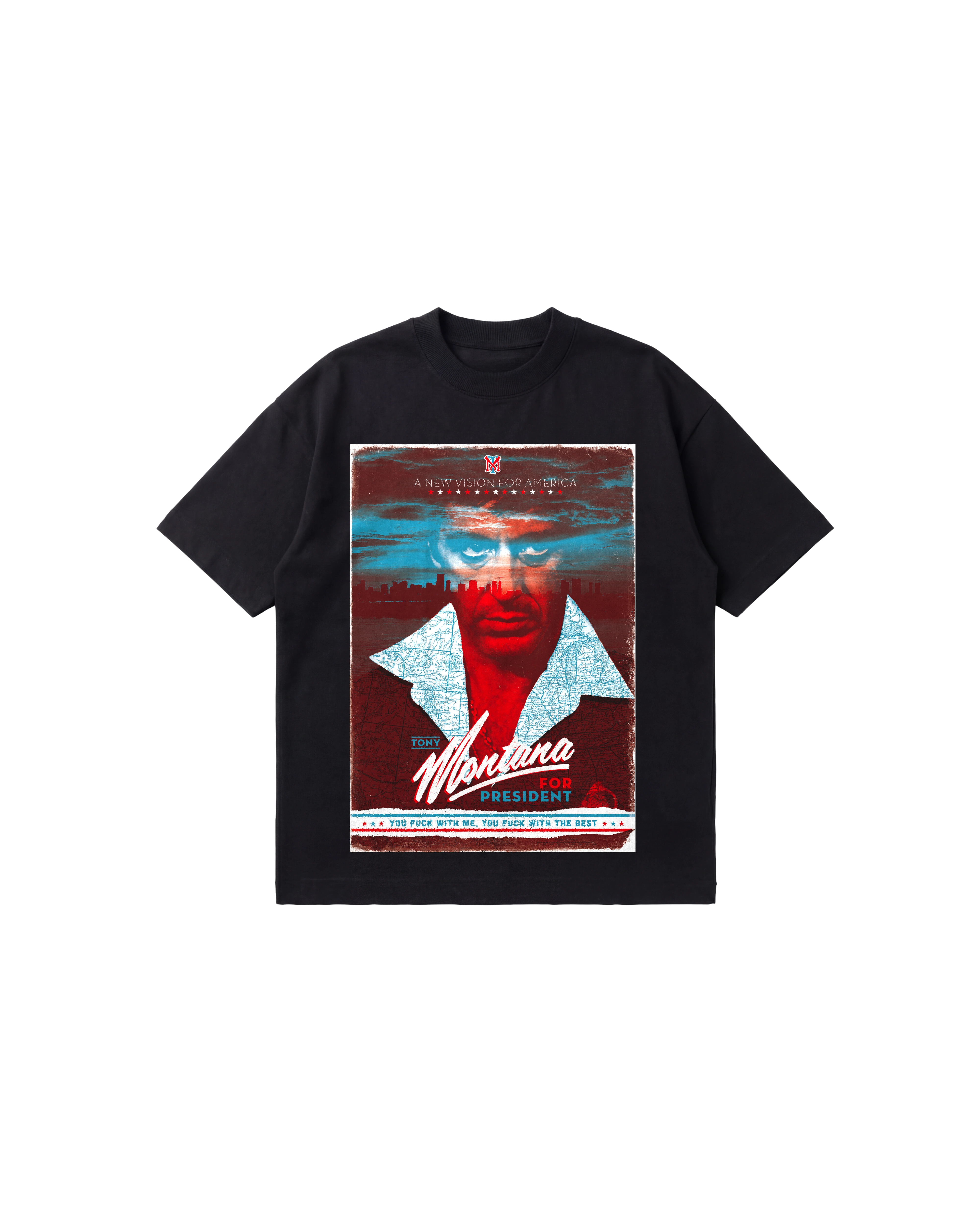 Tony Montana Semi Oversize 250 Negro Cubica