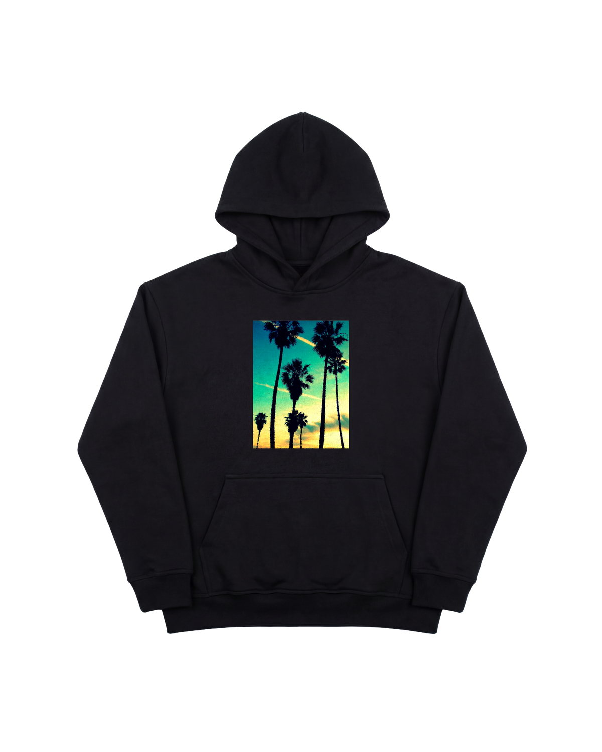 Tropical Dusk Hoodie 410 Negro Cubica