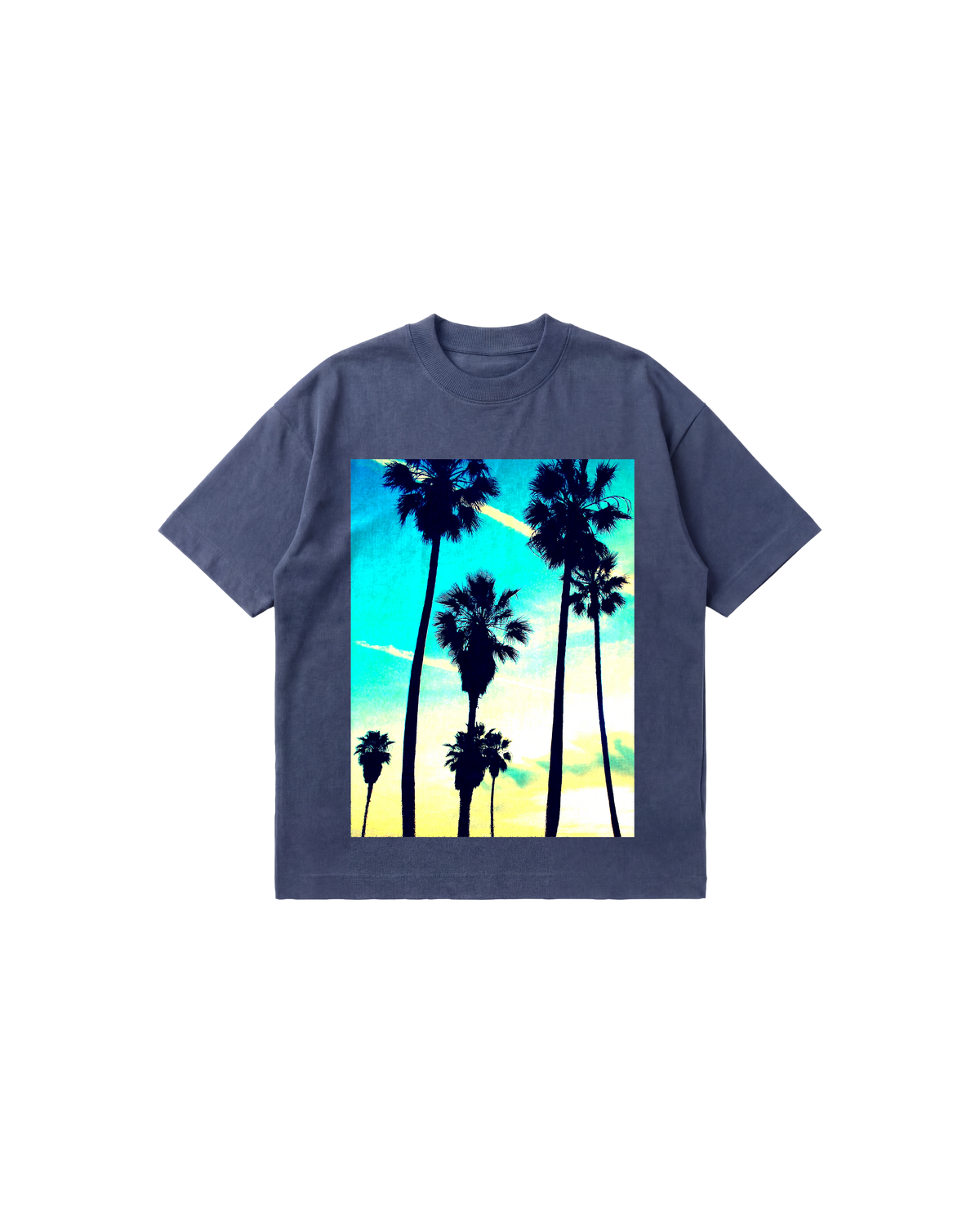 Tropical Dusk Semi Oversize 250 Indigo Cubica