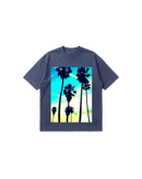 Tropical Dusk Semi Oversize 250 Indigo Cubica
