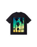 Tropical Dusk Semi Oversize 250 Negro Cubica