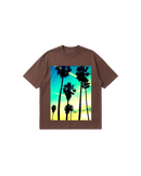 Tropical Dusk Semi Oversize 250 Café Toffee Cubica