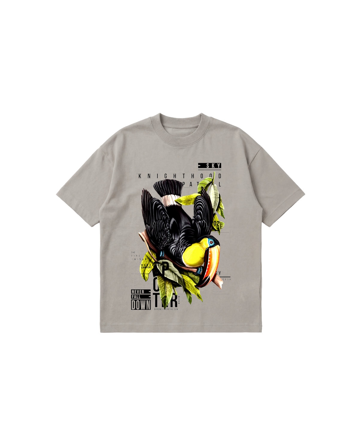 Tucan Tucan Semi Oversize 250 Gris Cemento Cubica