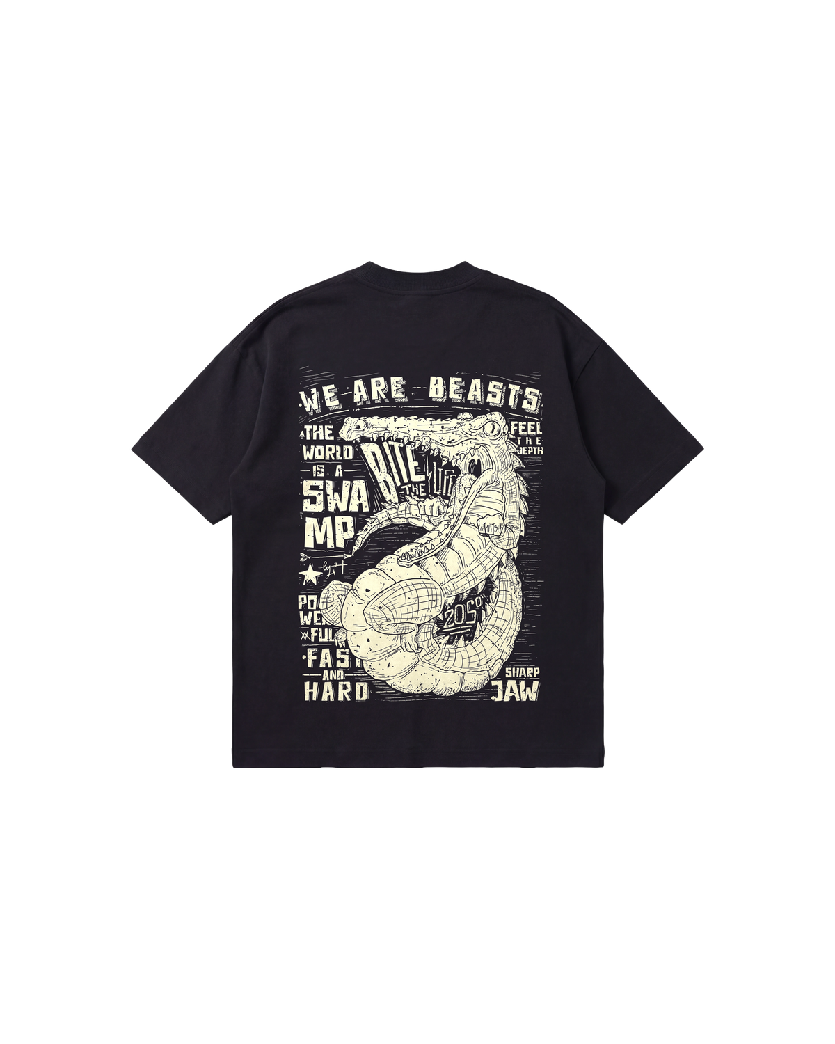 We Beasts Semi Oversize 250 Negro Cubica