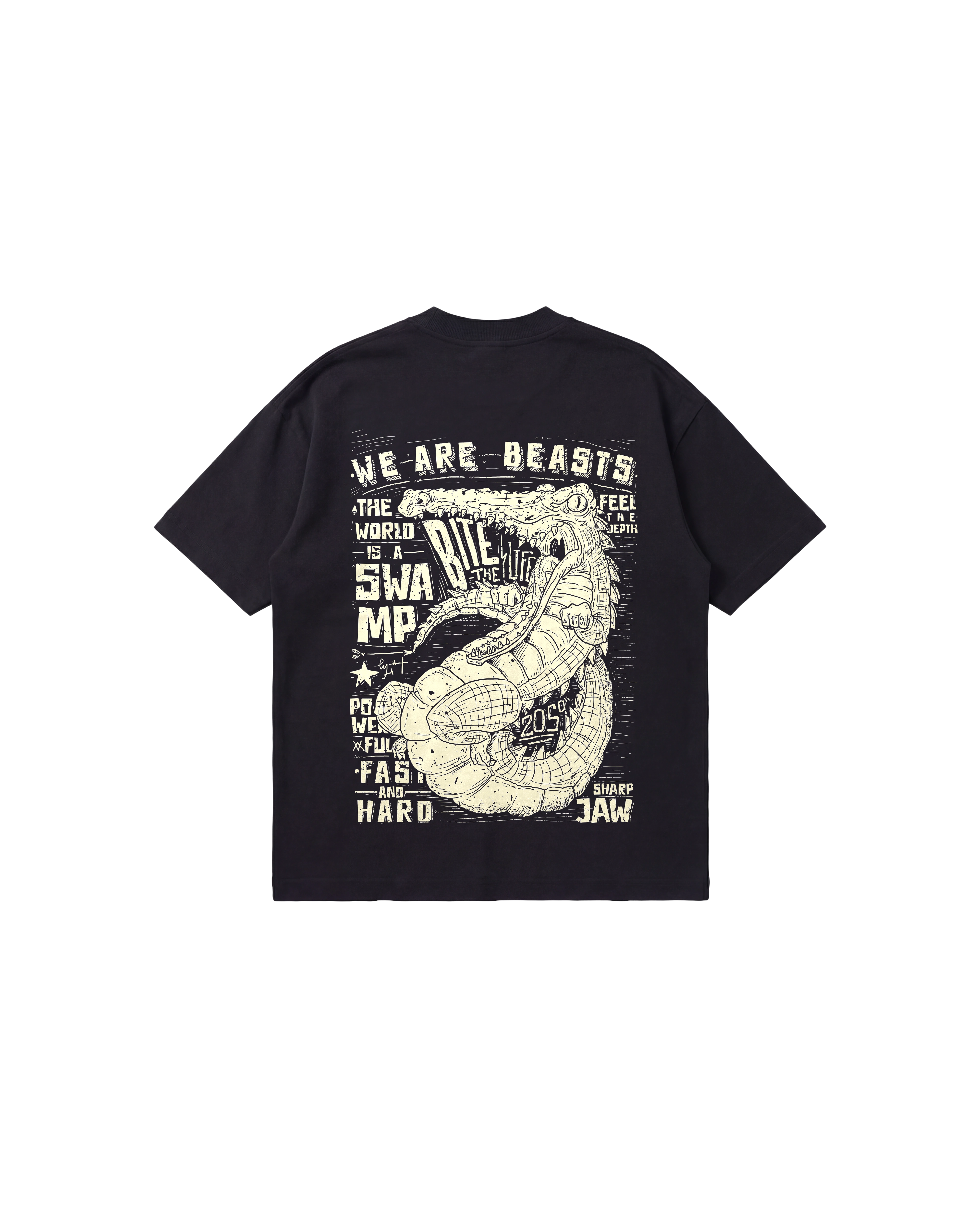 We Beasts Semi Oversize 250 Negro Cubica