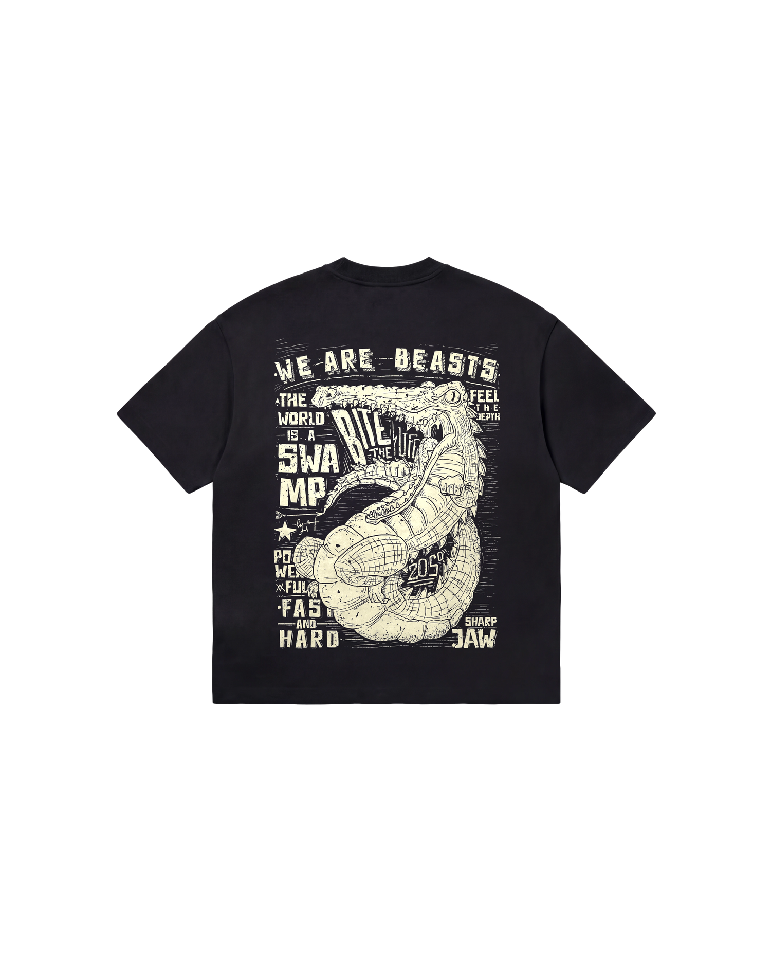 We Beasts Semi Oversize 310 Negro Cubica