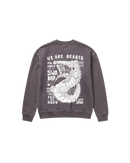 We Beasts Sweatshirt 410 Gris Oscuro Cubica