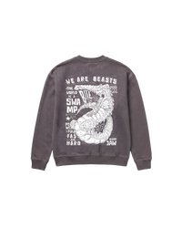 We Beasts Sweatshirt 410 Gris Oscuro Cubica